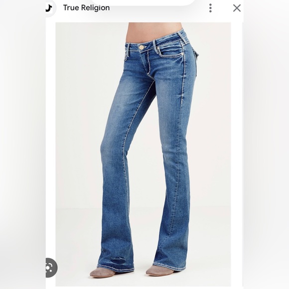 Authentic True Religion Joey flared jeans. Size 28 - Picture 5 of 5